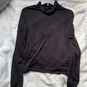 Long sleeve black turtle neck